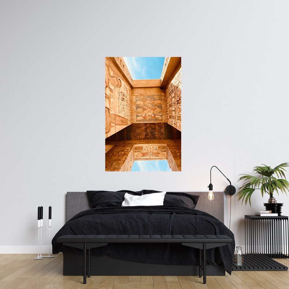 Templo Solar Egipto Cuadro decorativo personalizado