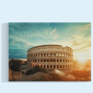Coliseo al Atardecer Cuadro decorativo personalizado