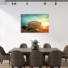 Coliseo al Atardecer Cuadro decorativo personalizado