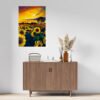 Campo Dorado de Girasoles Cuadro decorativo personalizado