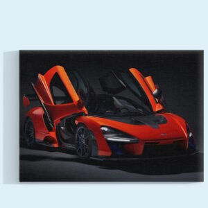 McLaren Senna Rojo Cuadro decorativo personalizado