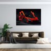 McLaren Senna Rojo Cuadro decorativo personalizado