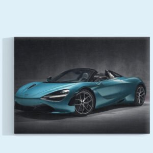 McLaren 720S Spider Azul Cuadro decorativo personalizado