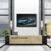 McLaren 720S Spider Azul Cuadro decorativo personalizado
