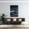 McLaren 720S Spider Azul Cuadro decorativo personalizado