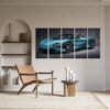 McLaren 720S Spider Azul Cuadro decorativo personalizado