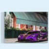 Koenigsegg Agera RS Morado Cuadro decorativo personalizado