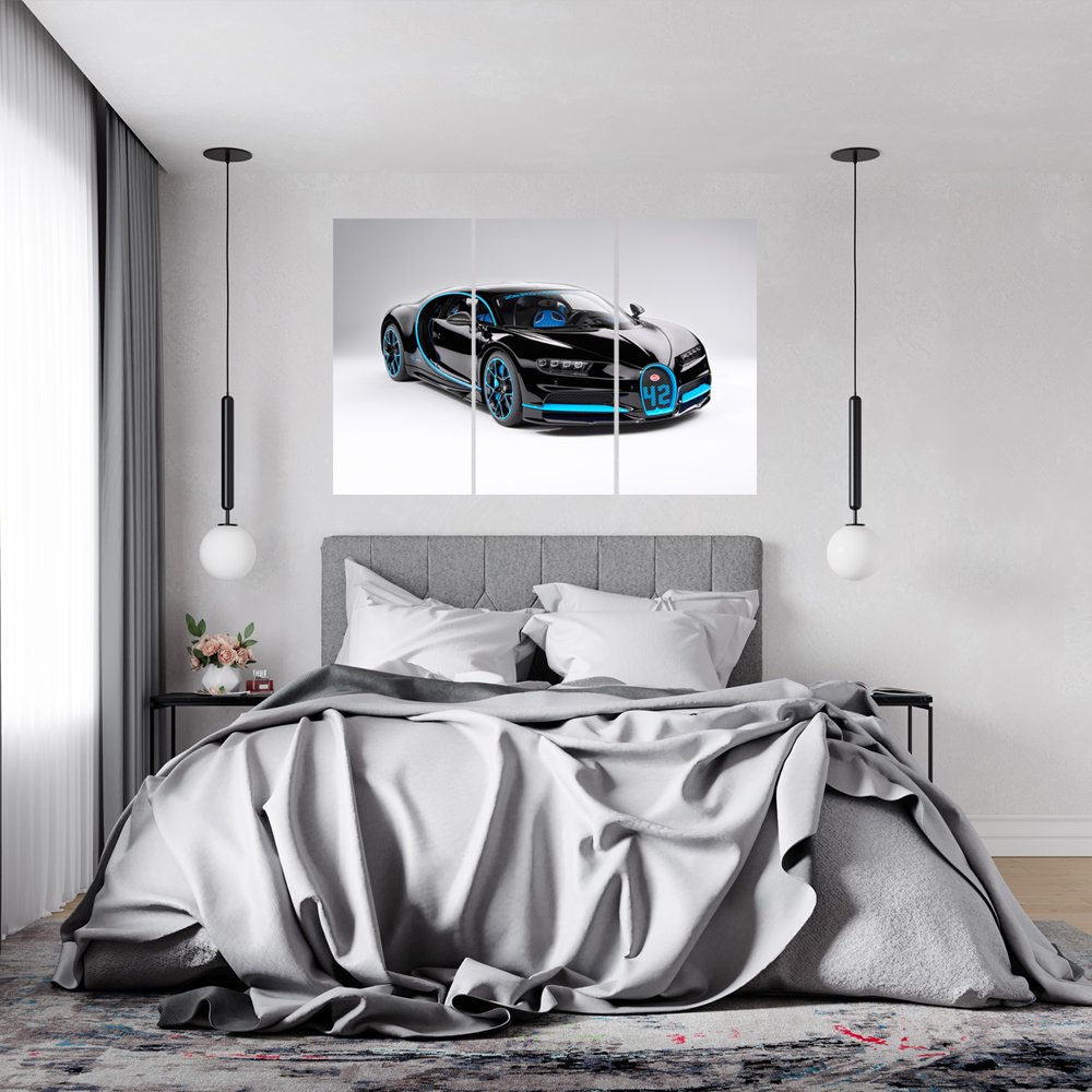 Bugatti Zero-400 EdiciÃ³n Azul Cuadro decorativo personalizado