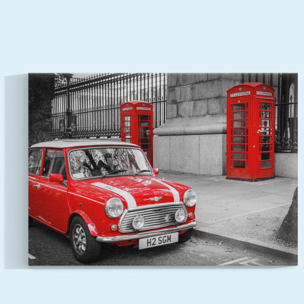 ClÃ¡sico Rojo Londinense Cuadro decorativo personalizado