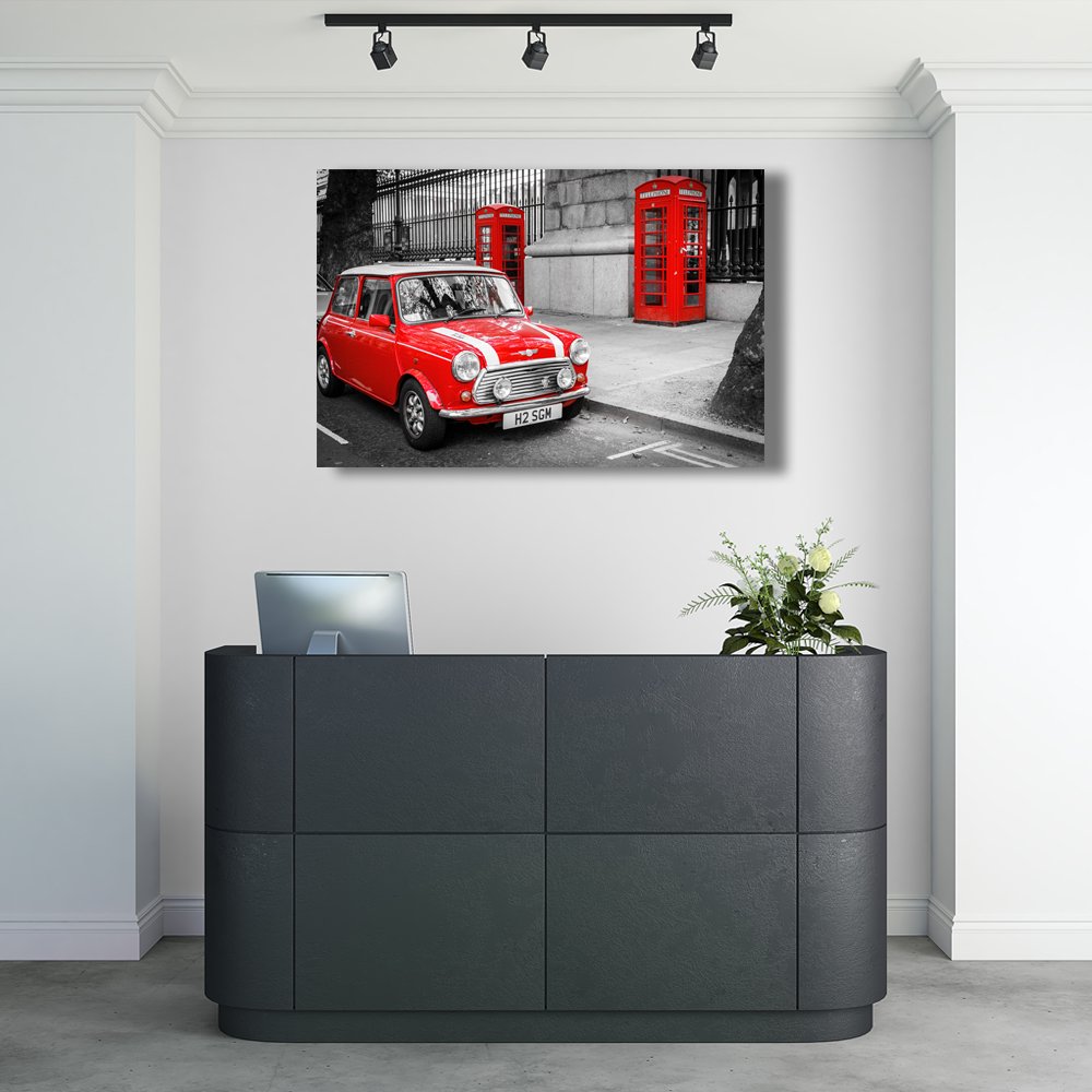 ClÃ¡sico Rojo Londinense Cuadro decorativo personalizado
