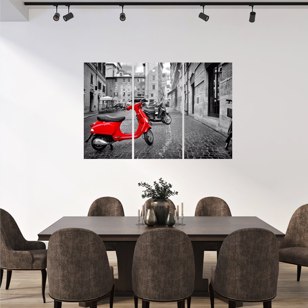 MelancolÃ­a en Vespa Cuadro decorativo personalizado