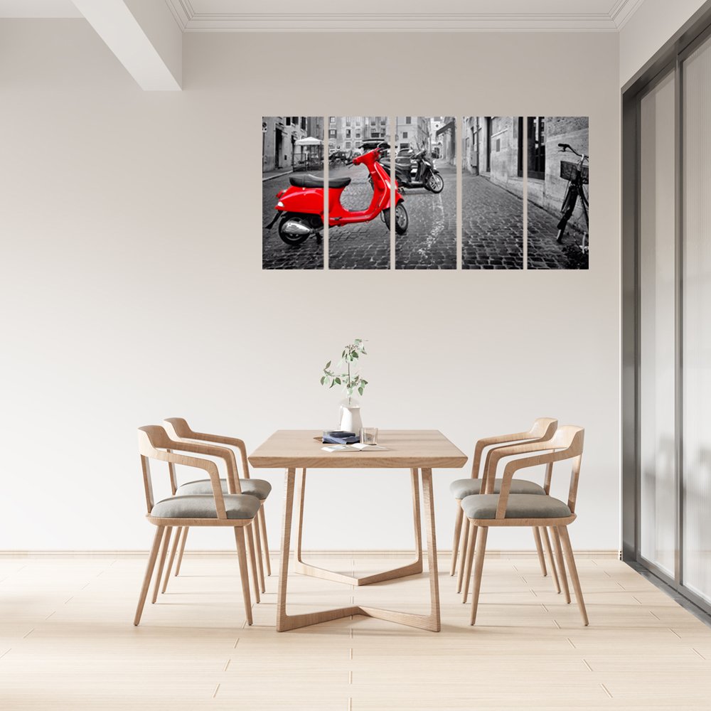 MelancolÃ­a en Vespa Cuadro decorativo personalizado