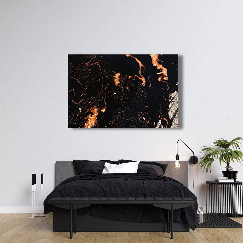 RÃ­o de Oro y Sombra Cuadro decorativo personalizado