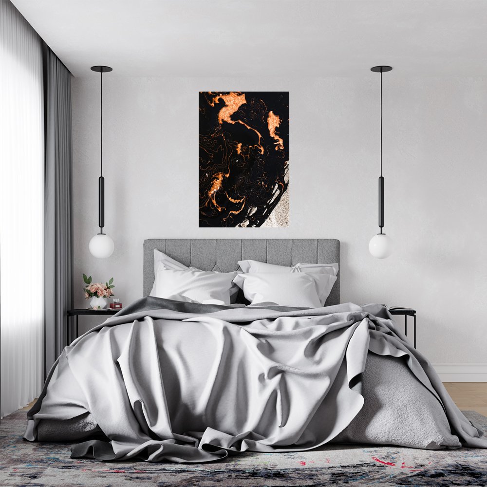RÃ­o de Oro y Sombra Cuadro decorativo personalizado