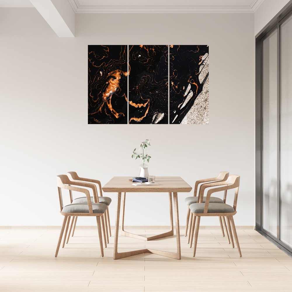RÃ­o de Oro y Sombra Cuadro decorativo personalizado
