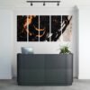 RÃ­o de Oro y Sombra Cuadro decorativo personalizado