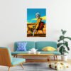 Rick & Morty: Desierto QuÃ­mico Cuadro decorativo personalizado