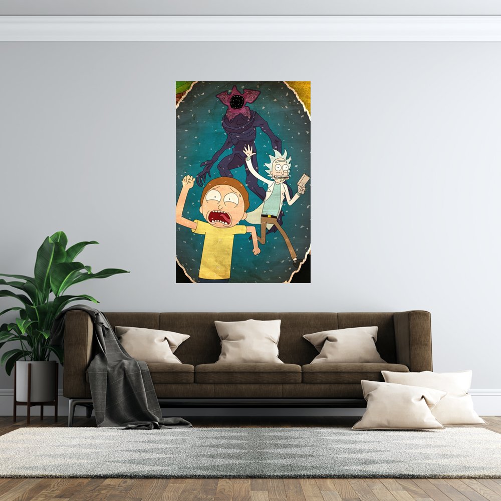 Rick & Morty: Demogorgon Cuadro decorativo personalizado