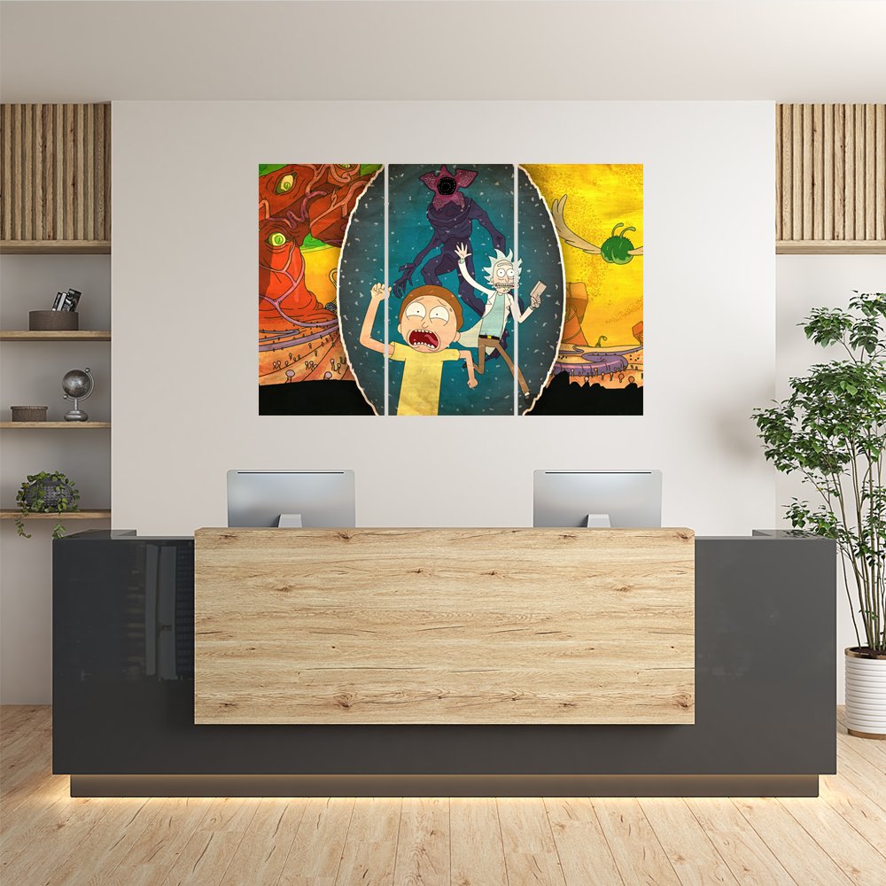 Rick & Morty: Demogorgon Cuadro decorativo personalizado