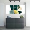 GeometrÃ­a Esmeralda Cuadro decorativo personalizado