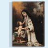 Santa Rosa de Lima con el NiÃ±o JesÃºs Cuadro decorativo personalizado