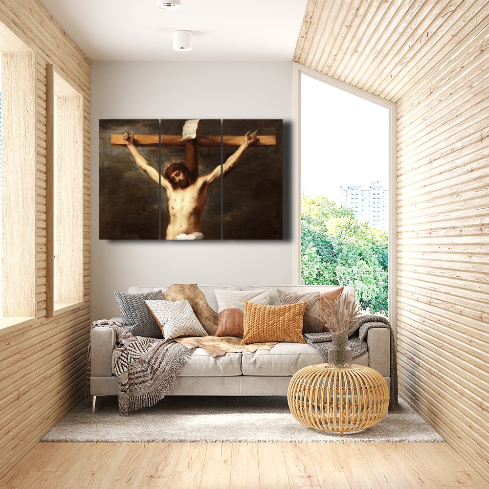 Cristo Crucificado Cuadro decorativo personalizado